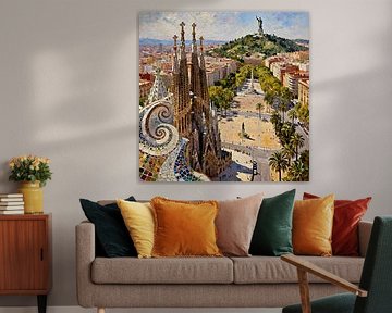 Barcelona, Spanien 1 von Johannas Art Creations