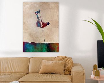 Pole vault sport art #polevault #sport #athletics