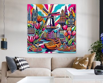 Popart Polder: Nederlandse Nostalgie van Nicole Habets