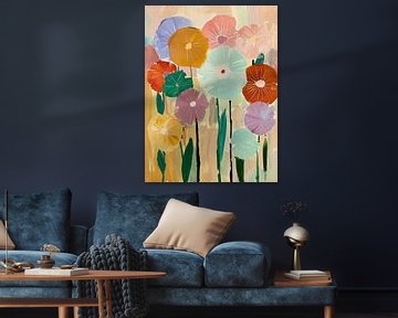 Bloemen abstract van Bert Nijholt