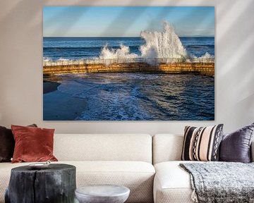 Kracht en getij - La Jolla kust van Joseph S Giacalone Photography