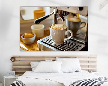 drink a cup of coffee or cappuccino by Egon Zitter
