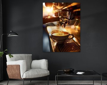 kop koffie of cappuccino bereiden van Egon Zitter
