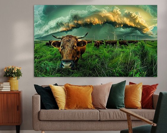 Example of the artwork in a room