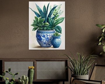 aloë in de Griekse pot van haroulita