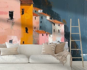 Cinque Terre Italie van Studio Allee