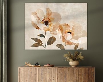 Bloemenschilderij | Serene Blossoms van Modern Collection