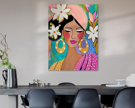 Example of the artwork in a room