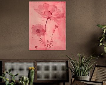 De Roze Bloem I van Gypsy Galleria