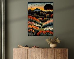 Example of the artwork in a room