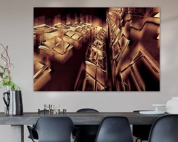 Abstractie gevel van Dieter Walther