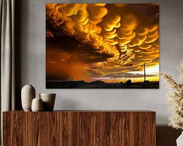 malerische Wolkenlandschaften