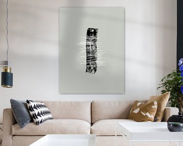 Modern abstract van lijnen in boho stijl van Imaginative