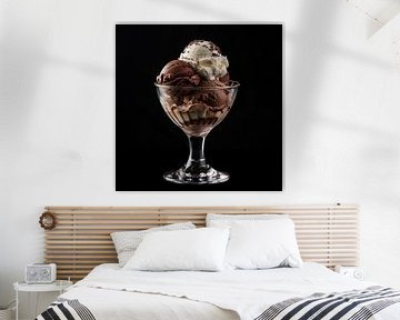 Vanille en chocolade ijs van TheXclusive Art