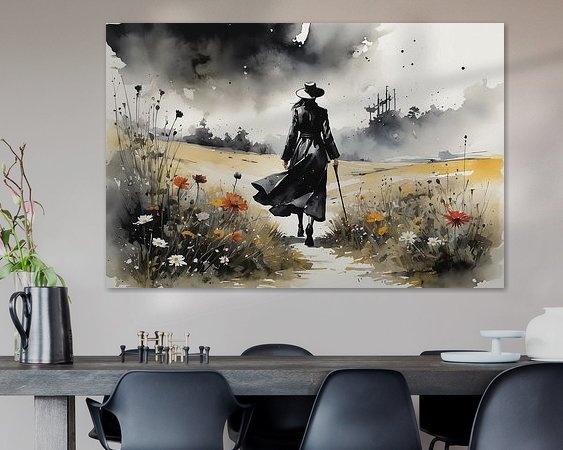 Example of the artwork in a room