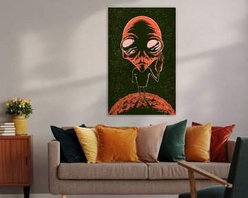 Hallo i'm Alien by Nurwakhid Muhamad