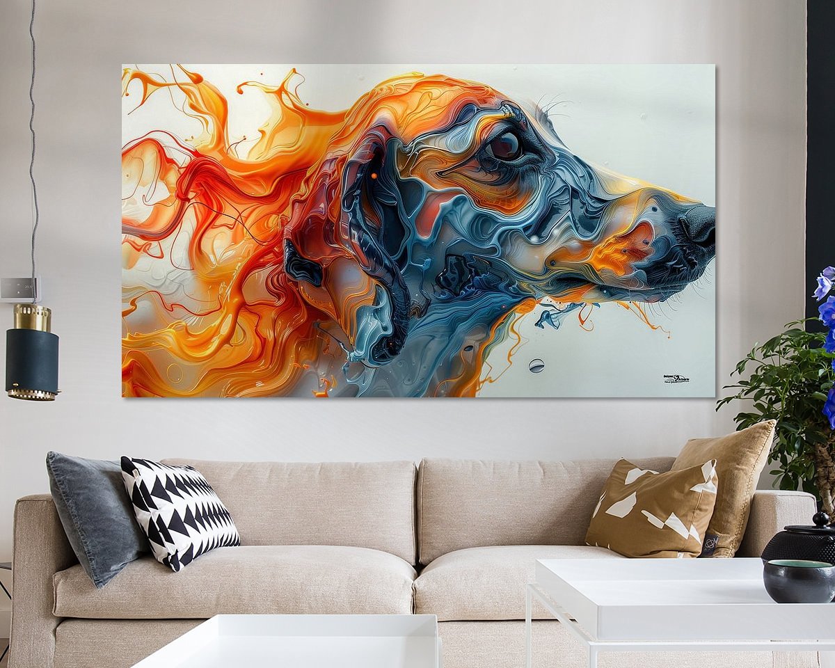 Example of the artwork in a room