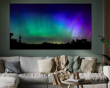 Aurora Borealis | Noorderlicht in Nederland van Sander Goldbach