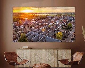 Historisches Zentrum von Vianen aus der Luft