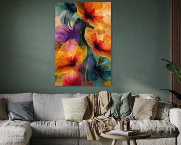Flowers abstract by Bert Nijholt