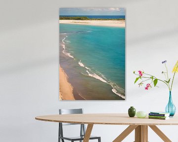 beautiful white sand