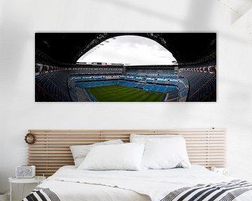 Stadion van Real Madrid in panorama van Thomas Poots