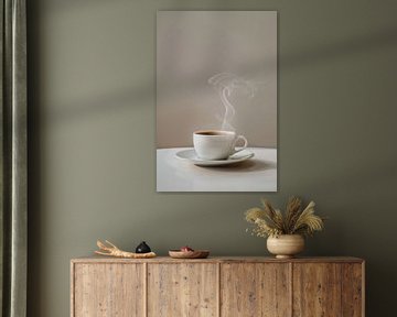 Minimalistisch koffiegenot van Poster Art Shop