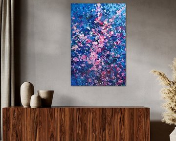 Abstract Bloemenveld met Levendige Kleuren van Art & Soul Creations