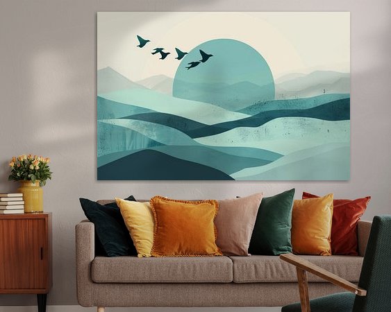 Example of the artwork in a room