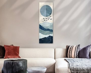 Minimalist landscape by Poster Art Shop