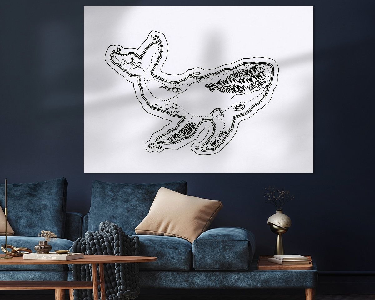 Example of the artwork in a room