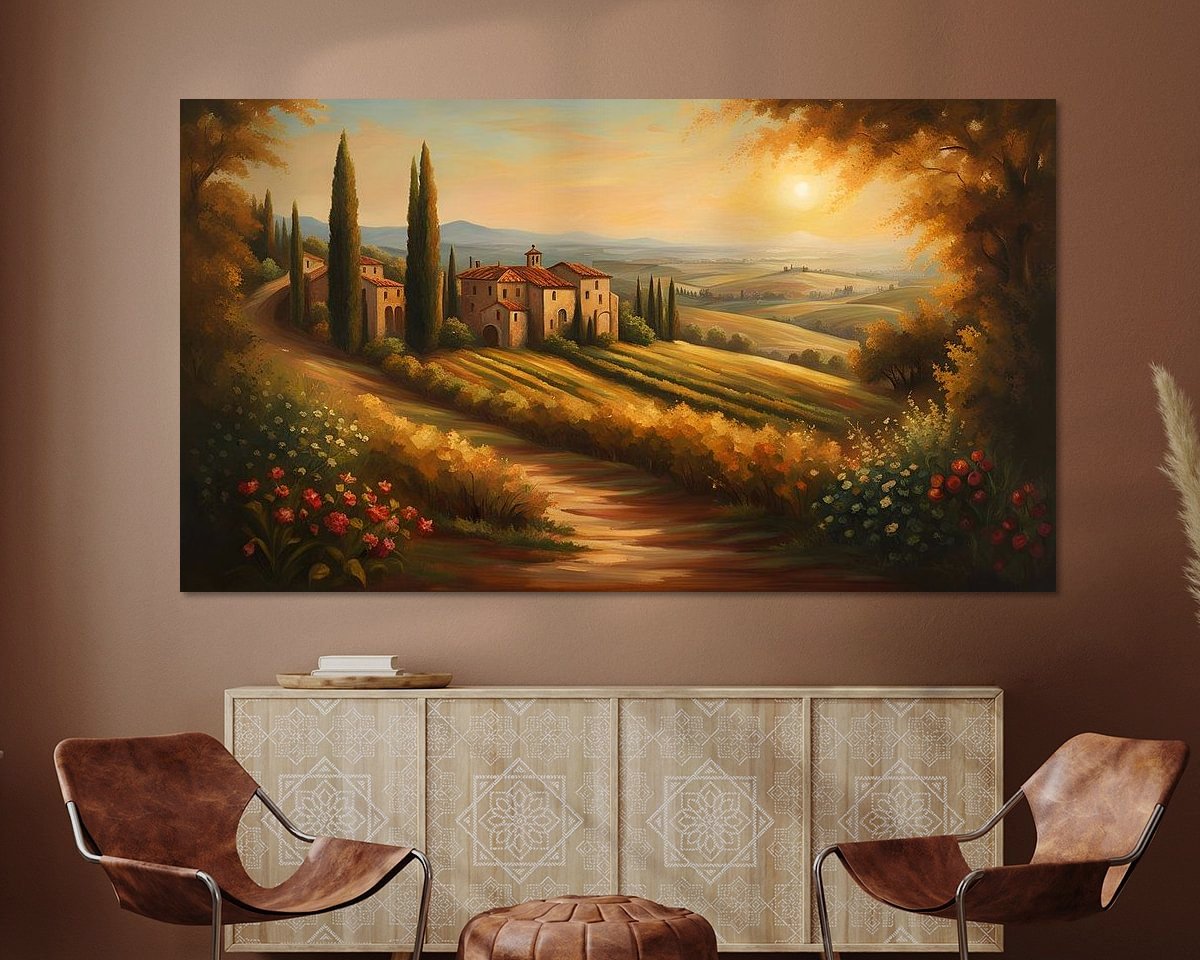 Example of the artwork in a room