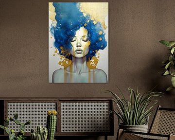 Blue haired Girl - 01