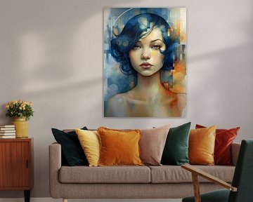 Blue haired Girl - 02