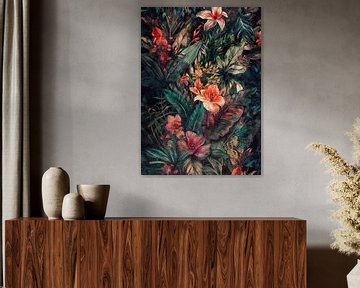 Bloemen planten jungle kunst van JBJart Justyna Jaszke