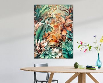 Bloemen planten tropische kunst van JBJart Justyna Jaszke