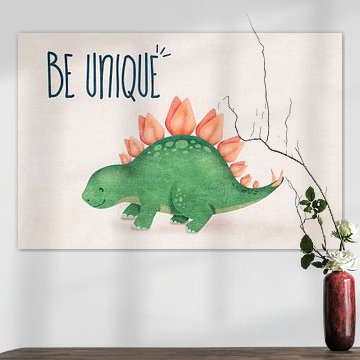 Dinosaurs - Be Unique by Emel Tunaboylu by The Artcircle