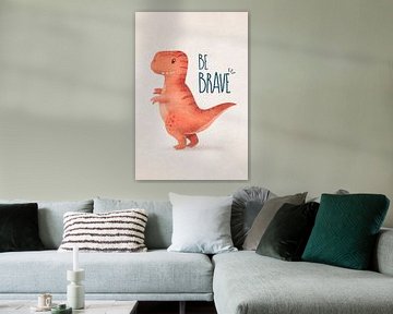 Dinosaurussen - Wees dapper van Emel Tunaboylu by The Artcircle