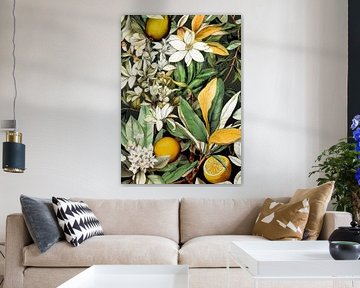 Flowers and fruits plant art by JBJart Justyna Jaszke
