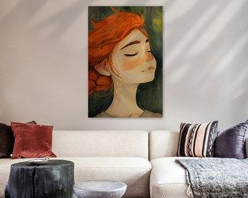schilderachtige digitale kunst vrouwen van Egon Zitter