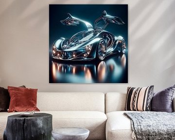 Car fantastic 1 by Tatjana Korneeva
