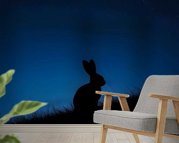 Silhouette of Rabbit by Rizal Azhari