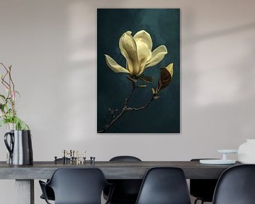 Prachtig realistisch schilderij van een bloem van Art & Soul Creations