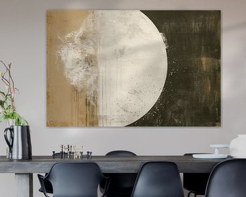 Minimalisme, modern en abstract in aardetinten van Japandi Art Studio