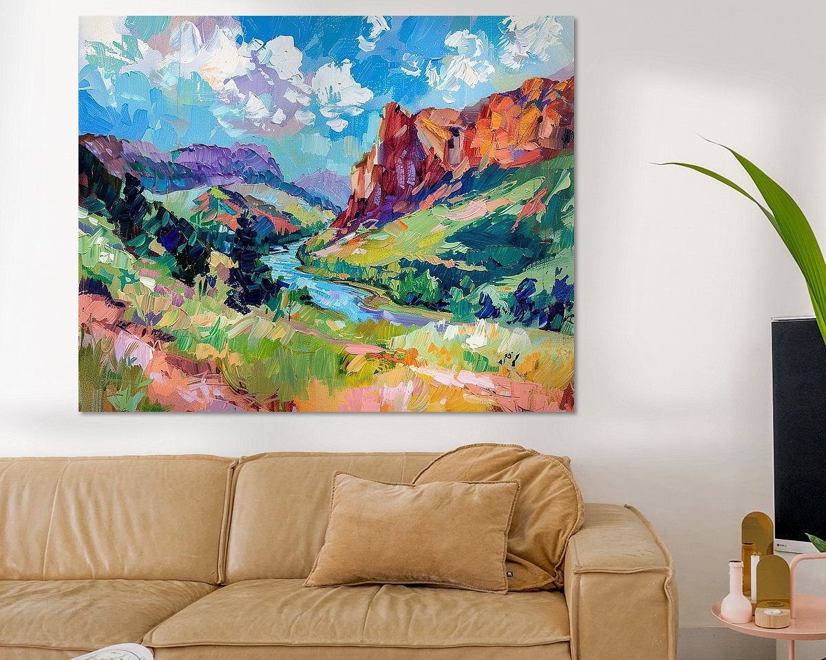 Example of the artwork in a room