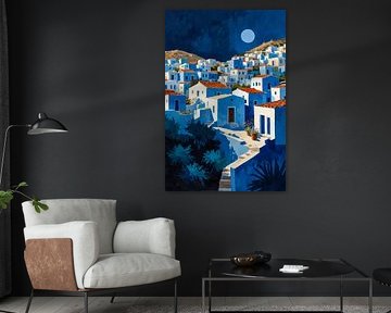 Greek village by Jan Bouma