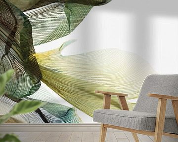 Peacock - The fingerprint of leaves by Christine de Vogel