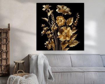 Bloemen goud van Bert Nijholt