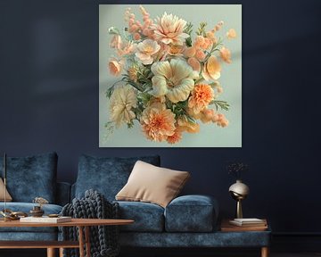 Bloemen pastel van Bert Nijholt