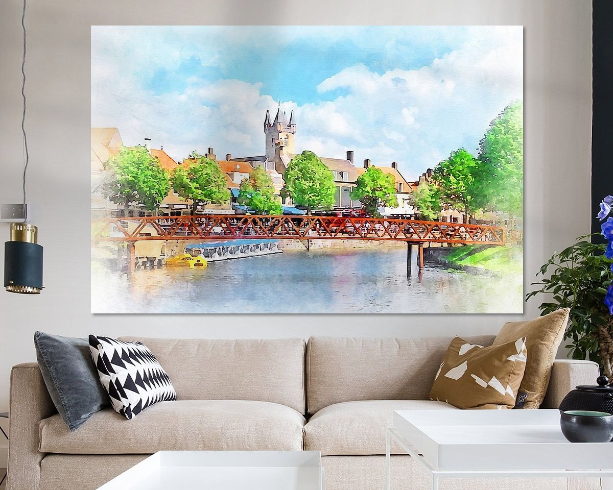 Example of the artwork in a room